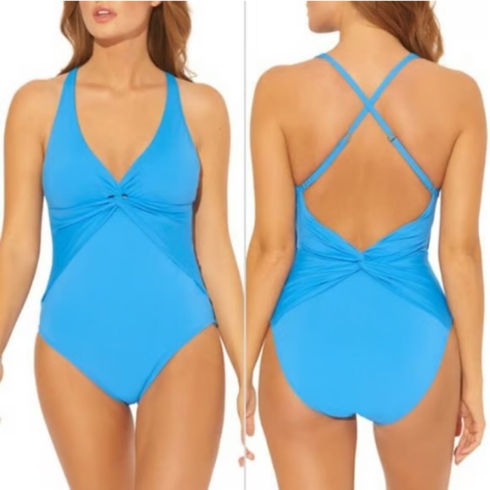 Bleu Rod Beattie Skyline One Piece Swimsuit size 6